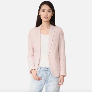 NWT Joie Mehira Linen Blazer Jacket, Dusty Mink Pink Size 2